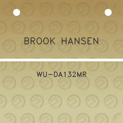 brook-hansen-wu-da132mr