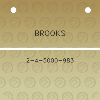 brooks-2-4-5000-983