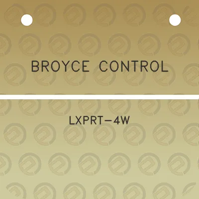 broyce-control-lxprt-4w