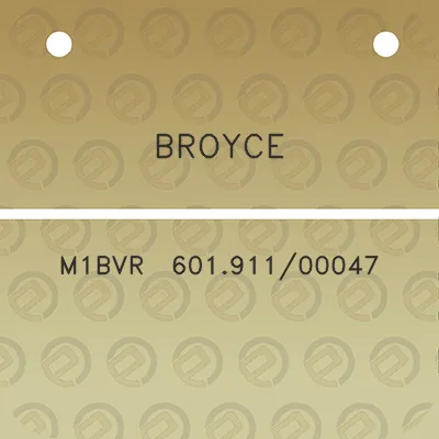 broyce-m1bvr-60191100047