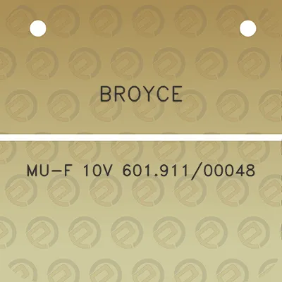 broyce-mu-f-10v-60191100048