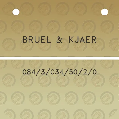 bruel-kjaer-08430345020