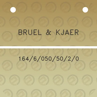 bruel-kjaer-16460505020