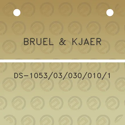 bruel-kjaer-ds-1053030300101