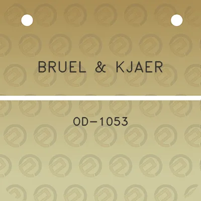 bruel-kjaer-od-1053