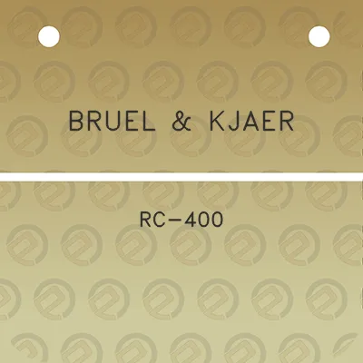 bruel-kjaer-rc-400