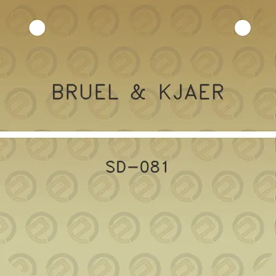 bruel-kjaer-sd-081