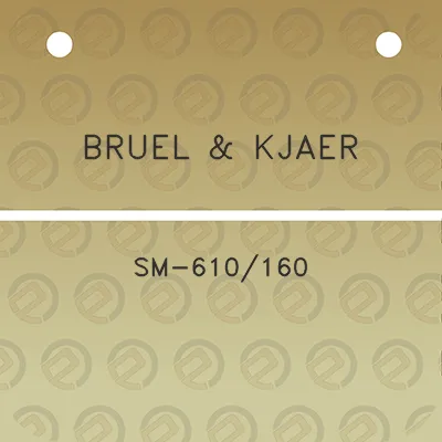 bruel-kjaer-sm-610160