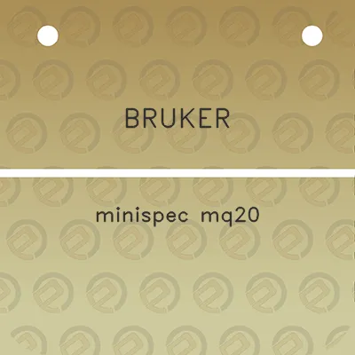 bruker-minispec-mq20