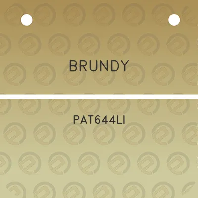 brundy-pat644li