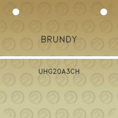 brundy-uhg20a3ch