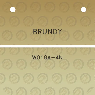 brundy-w018a-4n