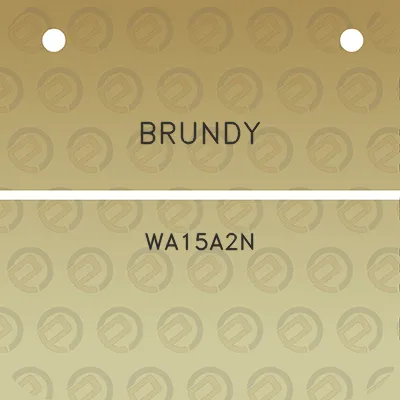 brundy-wa15a2n