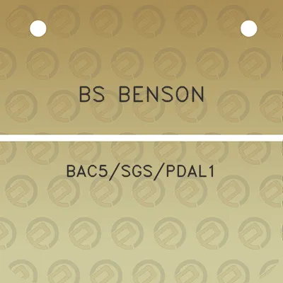 bs-benson-bac5sgspdal1