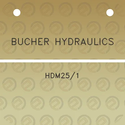 bucher-hydraulics-hdm251