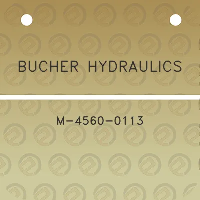 bucher-hydraulics-m-4560-0113