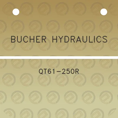 bucher-hydraulics-qt61-250r