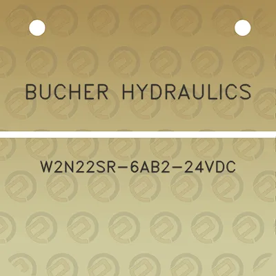 bucher-hydraulics-w2n22sr-6ab2-24vdc