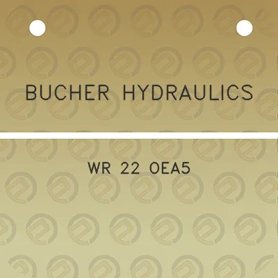 bucher-hydraulics-wr-22-oea5