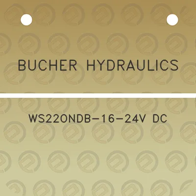 bucher-hydraulics-ws22ondb-16-24v-dc