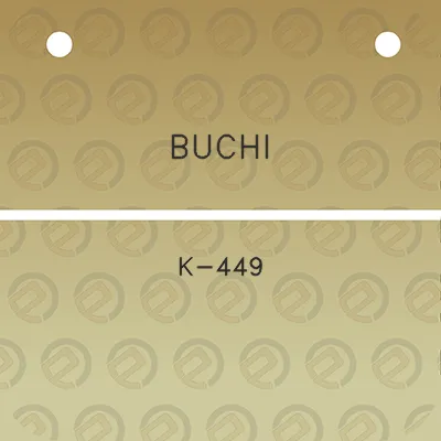 buchi-k-449