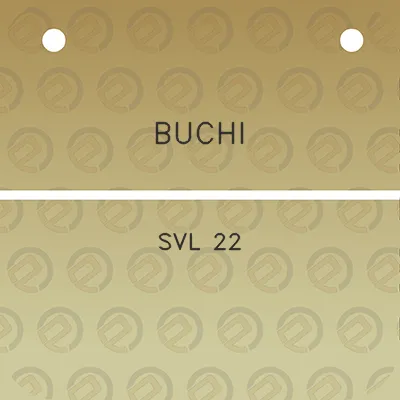 buchi-svl-22