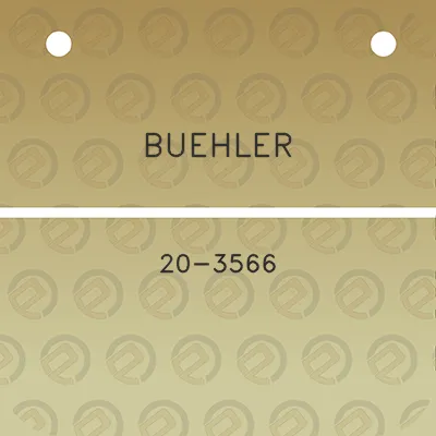 buehler-20-3566