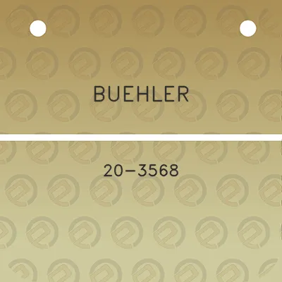 buehler-20-3568