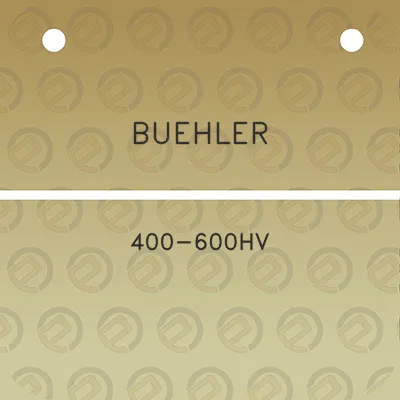 buehler-400-600hv