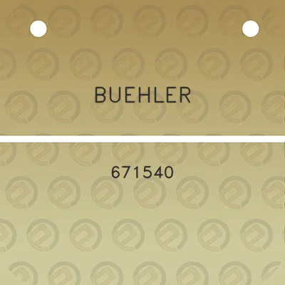 buehler-671540