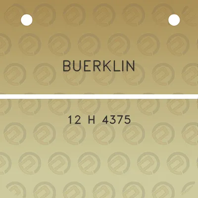 buerklin-12-h-4375