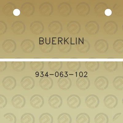 buerklin-934-063-102