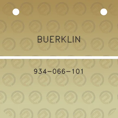 buerklin-934-066-101