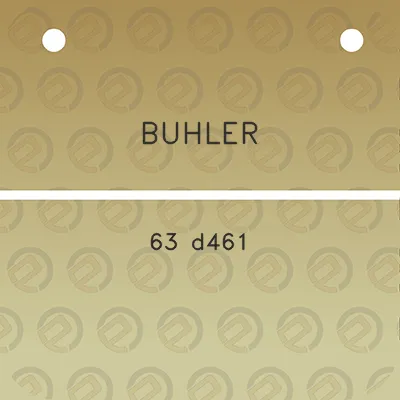 buhler-63-d461