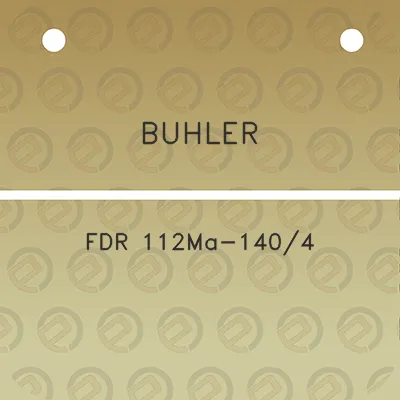 buhler-fdr-112ma-1404