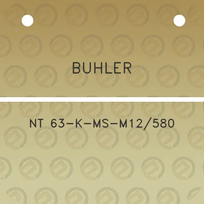 buhler-nt-63-k-ms-m12580