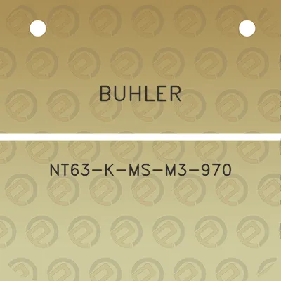 buhler-nt63-k-ms-m3-970