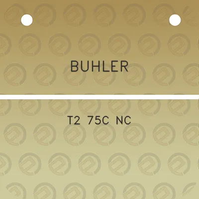 buhler-t2-75c-nc