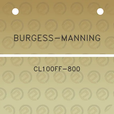 burgess-manning-cl100ff-800