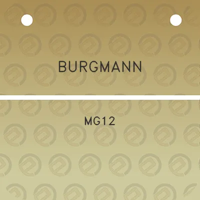 burgmann-mg12