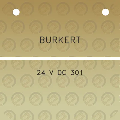 burkert-24-v-dc-301