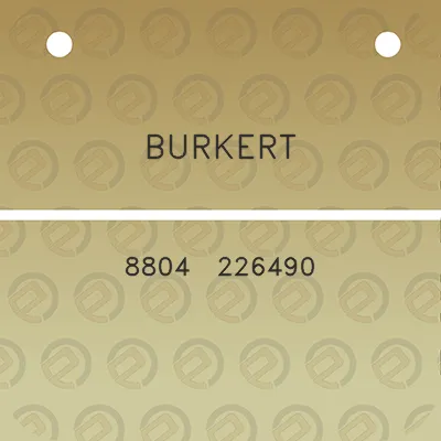 burkert-8804-226490