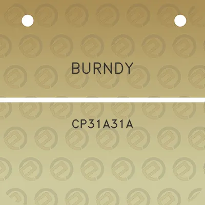 burndy-cp31a31a