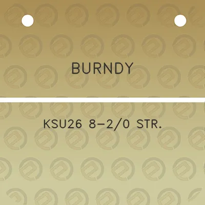 burndy-ksu26-8-20-str