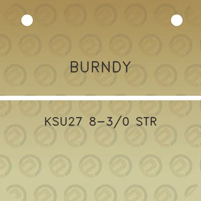 burndy-ksu27-8-30-str