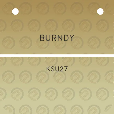 burndy-ksu27