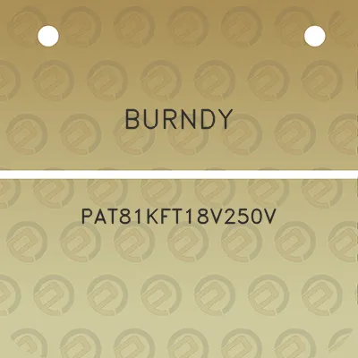 burndy-pat81kft18v250v