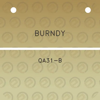 burndy-qa31-b