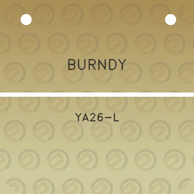 burndy-ya26-l