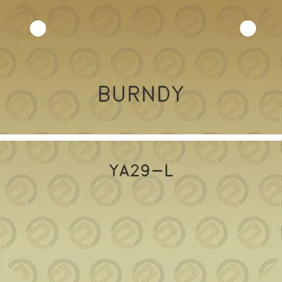 burndy-ya29-l